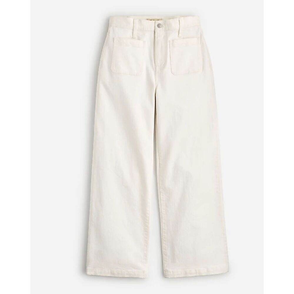 NWOT Madewell The Emmett Wide-Leg Full Length Jean: Patch Pocket Edition - Picture 4 of 6